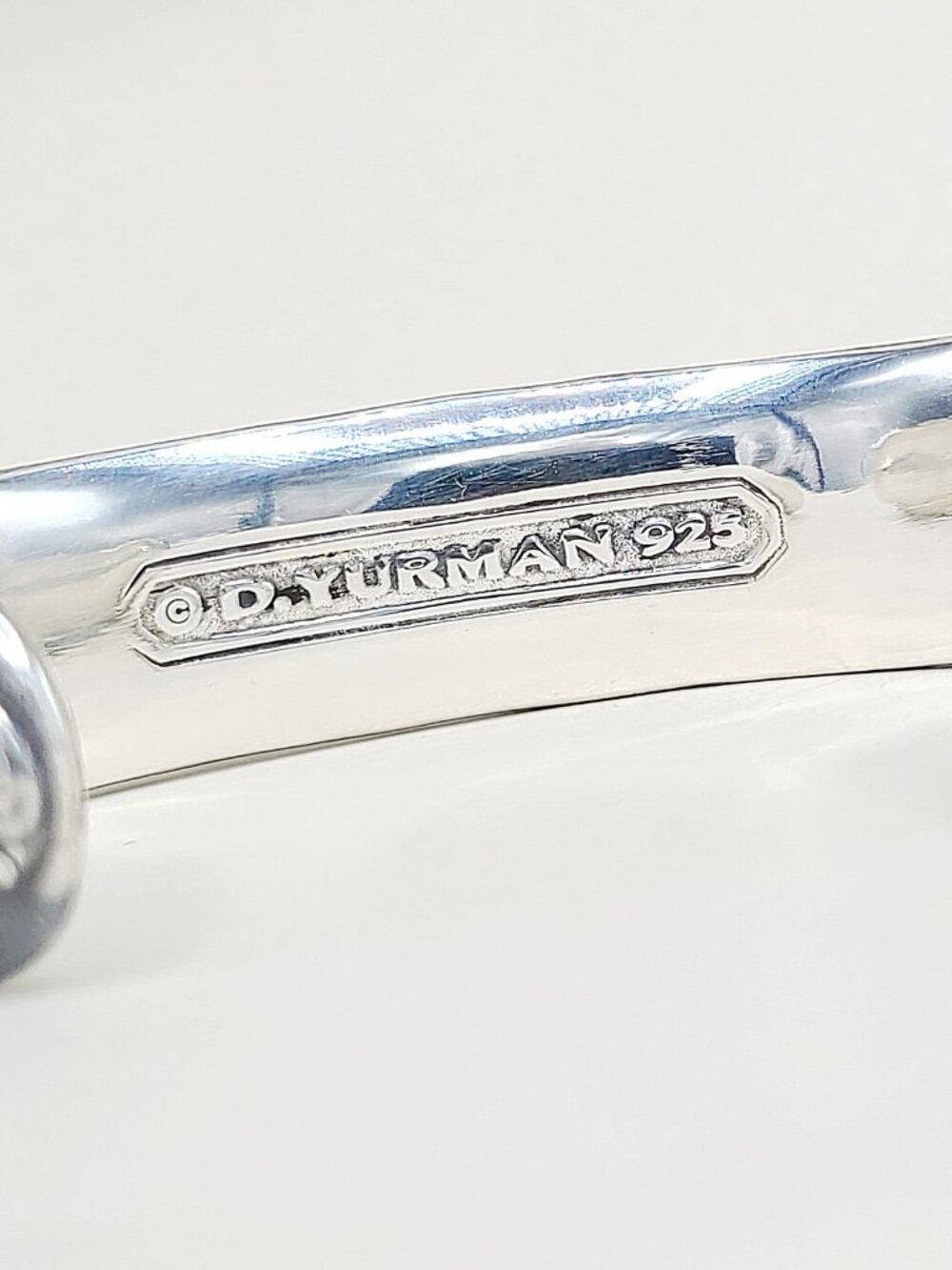 David Yurman Wide Northwest Cuff Bracelet in Sterling Silver - 17mm - 7" - Picture 12 of 13